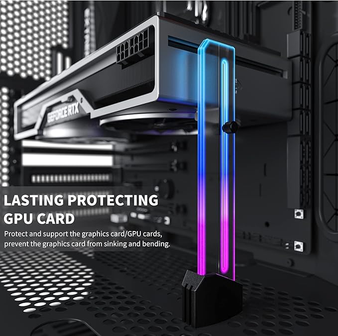 Transparent Acrylic RGB GPU Support 5V